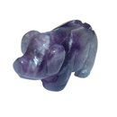 Amethyst Schwein - Glcksschwein  ca.40 x 20  mm...