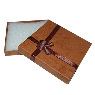 Geschenk Schachteln  für Schmuck oder Anderes mit Schleife verziert  (7,7x7,7x1,1cm)