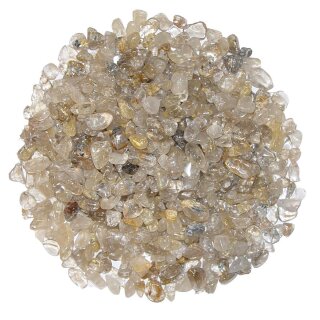 Rutilquarz mini Trommelsteine Wassersteine  ca. 4 - 10 mm - 500 g