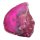 Achat pink Hälfte einer Geode Größe L: ca. 75 - 90 mm aufgeschnitten, poliert und coloriert