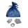 Bergkristall 3er Geschenk give away Set 1 x Rohstein 1 x Natur - Spitze - 1 x Trommelstein
