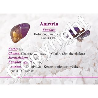 Ametrin Splitter Armband Kombination aus Amethyst und Citrin