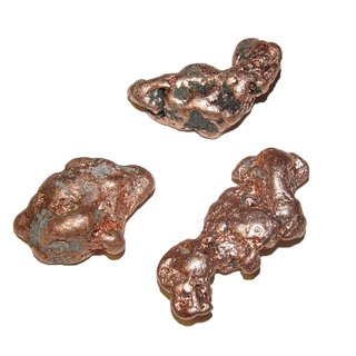 Kupfer Nugget kleines poliertes Naturstück aus Michigan ca. 25 - 35 mm