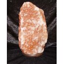 12 - 17,9 kg Salzlampe Bosalla® mit Palisander-Holz Sockel, Salz Leuchte mit 120 cm Kabel schwarz