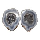 Achat Geode PAAR aufgeschnitten, poliert A*Qualität...