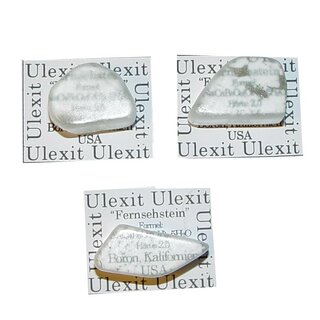 Ulexit Stein poliert TV-Effekt TV Stein Mineral Gre XS: ca. 20 - 30  mm