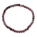 Turmalin Rubelit rot / rosa Armband 5 mm Kugel auf...