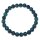Apatit Armband Kugel 8 mm auf Stretchband schöne grün blaue Farbe