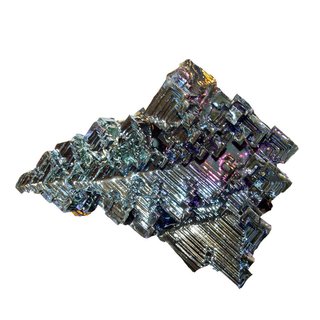 Wismut (Bismut) Kristall syntetisch Größe XXL: 60 - 70 mm schön bunt glänzend