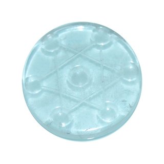 Bergkristall 7 Chakra Stern Basis für 10 - 15 mm Kugeln