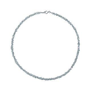 Herkimer Diamant Doppelender Kette Super klare A* Qualitt mit 925er Silber Karabinerverschluss Lnge ca. 40 cm