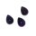 Amethyst flacher Trommelstein klein ca. 20 x 15 mm Tropfen Form A*extra dunkle lila Qualität