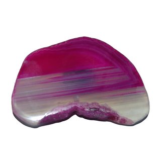 Achatscheibe pink mit Magnet fr Khlschrank Magnettafel Magnetwand ca. 60 - 80 mm