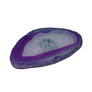 Achatscheibe lila mit Magnet für Kühlschrank Magnettafel Magnetwand ca. 60 - 80 mm