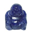 Sodalith Buddha ca. 25 x 30 mm  Happy Buddha lachend sitzend