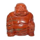 Jaspis Rot gemasert Buddha ca. 45 x 50 mm Happy Buddha...
