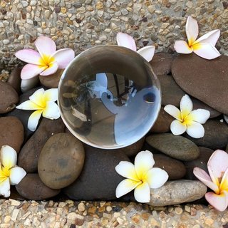 Glaskugel Kristallkugel Wahrsagerkugel Feng Shui Kugel schne klare Qualitt mit Glas Stnder