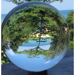 Glaskugel Kristallkugel Wahrsagerkugel Feng Shui Kugel schne klare Qualitt mit Glas Stnder