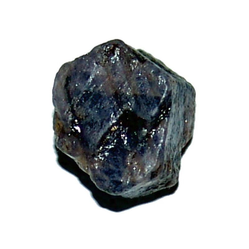 Saphir kleiner Rohstein Rostück schöne lila blaue Farbe ca. 15 - 20 m