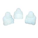 Opalith (Glas, synthetisch) Buddha ca.25 x 30 mm Happy Buddha sitzend, lachend