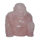 Rosenquarz Buddha ca. 45 x 50 mm aus echtem Edelstein...