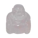 Rosenquarz Buddha ca. 25 x 30 mm aus echtem Edelstein...