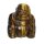 Tigerauge Buddha ca. 25 x 30 mm Happy Buddha sitzend, lachend
