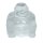 Bergkristall Buddha ca. 45 x 50 mm aus echtem Edelstein Happy Buddha sitzend, lachend