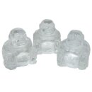 Bergkristall Buddha ca. 25 x 30 mm aus echtem Edelstein...