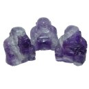 Amethyst gebändert Buddha ca. 25 x 30 mm aus echtem...