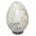 Perlmutt Mosaik Ei natur ca. 60 mm weiße Meeresmuschel