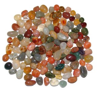 Trommelstein Mischung Natur Steine ca. 6 - 10 mm ideal für Sandkasten oder Schatzsuche 1 Kg