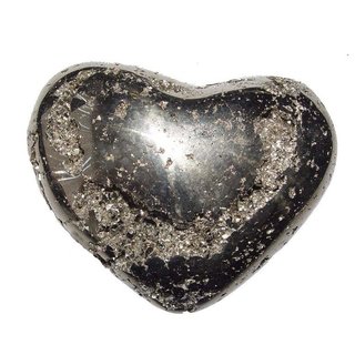 Pyrit Herz auch Katzengold genannt A* extra Quaitt aus Peru  ca. 70 - 75 mm