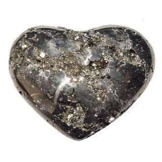 Pyrit Herz auch Katzengold genannt A* extra Quaitt aus Peru  ca. 70 - 75 mm