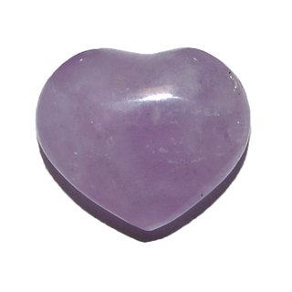 Amethyst Herz klein schne Form ca.  30 x 30 x 12 mm als Handschmeichler