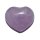Amethyst Herz klein schöne Form ca.  30 x 30 x 12 mm als Handschmeichler