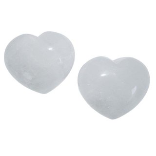 Bergkristall Herz schöne bauchige Form ca. 45x40x25 mm als Handschmeichler