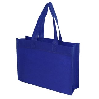 Non Woven Beutel Tragetasche mit Henkel in blau