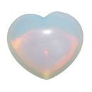Opalith (Glas synthetisch) Herz schöne bauchige Form ca....