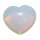 Opalith (Glas synthetisch) Herz schöne bauchige Form ca. 45x40x25 mm mit Opal Schimmer