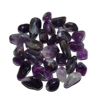 Amethyst kleine Trommelsteine Gute Polierung - Farbe hell bis dunkel lila ca. 10 - 15 mm