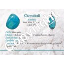 Chrysokoll HERZ Handschmeichler XL ca. 60 x 50 mm aus Peru A*Qualität