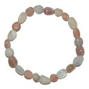 Mondstein Armband kleine Nuggets ca. 8-10mm schne...