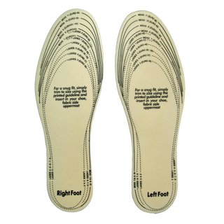 Bofuma Einlegesohlen unisex in der Gre 36-46 zuschneidbar Barfu Frottee