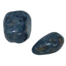 2 Stück Saphir Trommelsteine Wassersteine B*Ware 20 - 30 mm