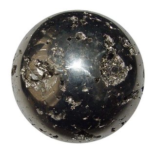 Pyrit Kugel auch Katzengold genannt A*extra Qualitt aus Peru  ca.40 mm