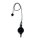 Pendel mit 20 mm Obsidian Kugel , wechselbar Länge ca. 27 cm