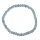 Aquamarin und Morganit 5 mm facettiertes Kugelarmband ca. 19 - 20 cm