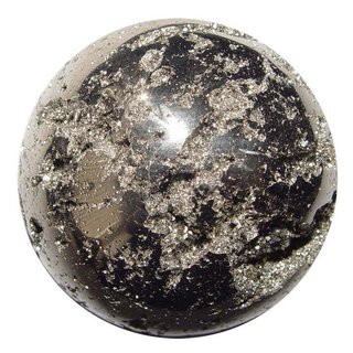 Pyrit Kugel auch Katzengold genannt A* extra Qualitt aus Peru  ca.45 mm