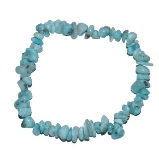 Larimar auch Atlantisstein genannt mini Nugget Armband ca. 3 - 5 mm, Gre des Armbandes ca. 19 - 20 cm